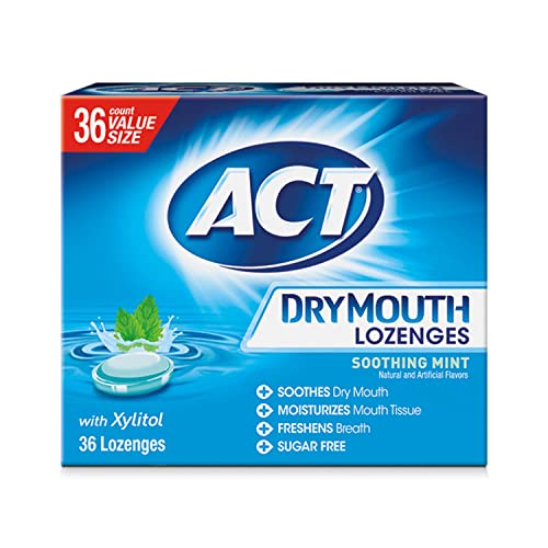 0041167099865 - ACT TOTAL CARE DRY MOUTH LOZENGES, MINT, 36 EA