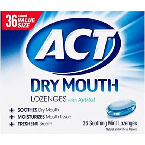 0041167986509 - ACT TOTAL CARE DRY MOUTH LOZENGES MINT 36 COUNT PER BOX (6 BOXES)