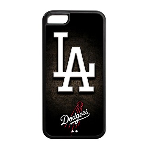 4116946168981 - LOS ANGELES DODGERS DESIGN THEME BACK TPU CASE FOR IPHONE 5C-BY ALLTHINGSBASKETBALL