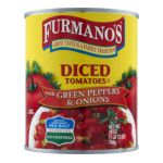 0041188046848 - DICED TOMATOES WITH GREEN PEPPERS & ONIONS