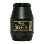0041224717824 - COLOSSAL BLACK GREEK OLIVES DRY WEIGHT PLASTIC CONTAINER
