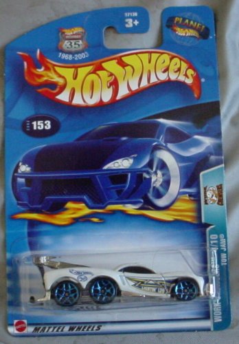 0041240169300 - HOT WHEELS 2003 WORK CREWSERS TOW JAM 4/10 WHITE #153 1:64 SCALE