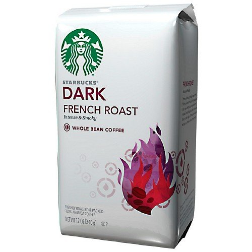 4126569091986 - STARBUCKS COFFEE DARK ROAST, FRENCH ROAST, WHOLE BEAN 12 OZ (340 G)- (2 PACK)