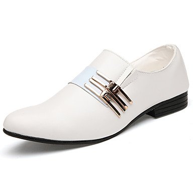 4128292004387 - ZYS MEN'S SHOES MEN'S SHOES COMFORT|POINTED TOE FAUX LEATHER LOAFERS SHOES MORE COLORS AVAILABLE , WHITE-US10 / EU43 / UK9 / CN44 , WHITE-US10 / EU43 / UK9 / CN44