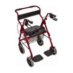 0041298101826 - TRANSPORT ROLLATOR CHAIR COLOR ROYAL BLUE