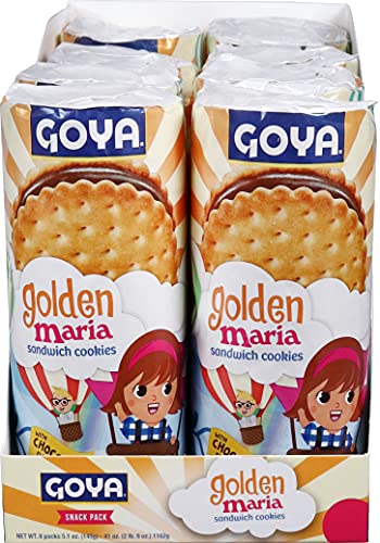 0041331061148 - GOYA GOLDEN MARIA SANDWICH COOKIES, 5.10 OUNCE (PACK OF 8)