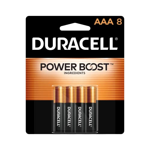 0041333042619 - DURACELL - COPPERTOP AAA ALKALINE BATTERIES - LONG LASTING, ALL-PURPOSE TRIPLE A BATTERY FOR HOUSEHOLD AND BUSINESS - 8 COUNT