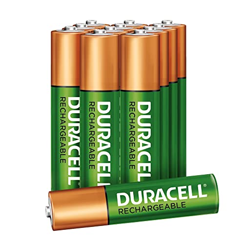 0041333043180 - DURACELL RECHARGEABLE AA BATTERIES, 12 COUNT PACK, DOUBLE A BATTERY FOR LONG-LASTING POWER, ALL-PURPOSE PRE-CHARGED BATTERY FOR HOUSEHOLD AND BUSINESS DEVICES