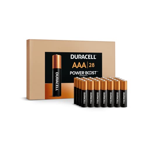 0041333045726 - DURACELL COPPERTOP AAA BATTERIES, 28 COUNT PACK TRIPLE A BATTERY WITH POWER BOOST, LONG-LASTING POWER ALKALINE AAA BATTERY FOR HOUSEHOLD AND OFFICE DEVICES (ECOMMERCE PACKAGING)