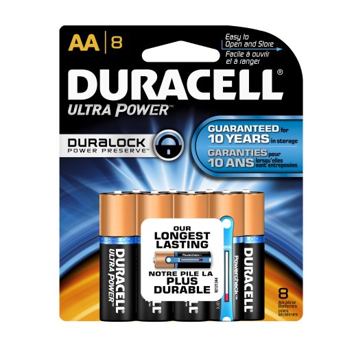 0041333610016 - DURACELL ULTRA POWER AA BATTERIES 8 COUNT