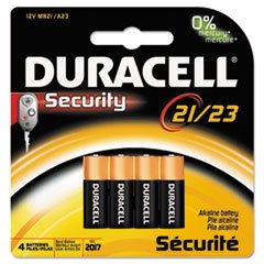 0041333658681 - DURACELL DURALOCK MN21B4 12V ALKALINE BATTERIES IN REFERENCE TO 21/23 BATTERIES 8LR50/A23/MN21 (4 PK)