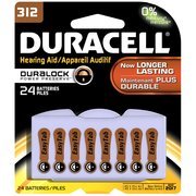 0041333659824 - DURACELL EASYTAB HEARING AID BATTERIES, SIZE 312, 24 COUNT