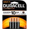 0041333844015 - DURACELL COPPERTOP AAA BATTERY, MN24B8PTP - 8 EA, 8 PACK