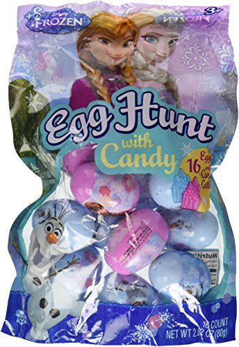 0041376703980 - DISNEY'S FROZEN CANDY-FILLED PLASTIC EASTER EGGS, 16 COUNT