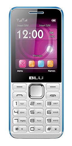 4139052046066 - BLU TANK II T193 UNLOCKED GSM DUAL-SIM CELL PHONE W/ CAMERA AND 1900 MAH BIG BATTERY - UNLOCKED CELL PHONES - RETAIL PACKAGING - WHITE BLUE