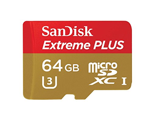 4139052083528 - SANDISK EXTREME PLUS 64GB UHS-I/ U3 MICRO SDXC MEMORY CARD UP TO 80MB/S WITH