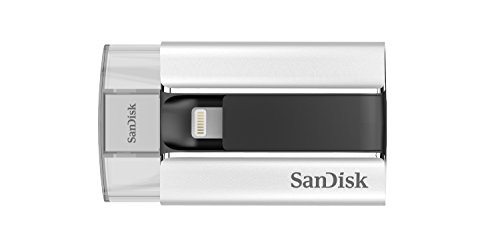 4139052097310 - SANDISK IXPAND 64GB USB 2.0 MOBILE FLASH DRIVE WITH LIGHTNING CONNECTOR FOR IPHONES, IPADS & COMPUTERS- SDIX-064G-G57