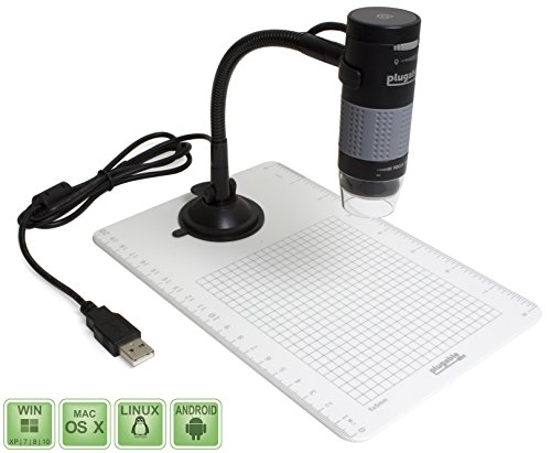 4139052288466 - PLUGABLE USB 2.0 DIGITAL MICROSCOPE WITH FLEXIBLE ARM OBSERVATION STAND FOR WINDOWS, MAC, LINUX (2MP, 10X-250X MAGNIFICATION)