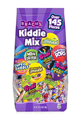 0041420122194 - BRACH’S KIDDIE MIX VARIETY PACK INDIVIDUALLY WRAPPED CANDIES, 48 OZ