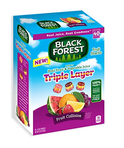 0041420476877 - BLACK FOREST TRIPLE LAYER FRUIT COLLISION FRUIT SNACKS 32 OZ.