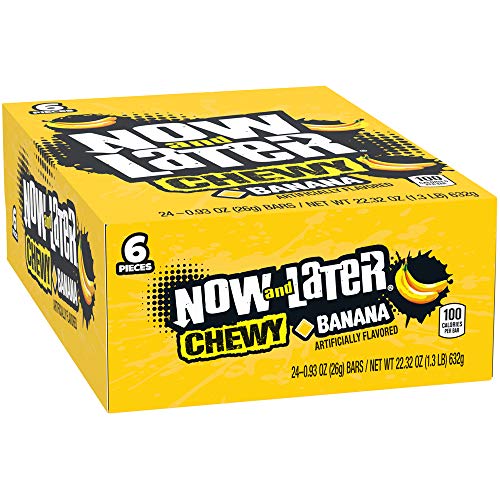 0041420518973 - NOW & LATER SOFT CHANGE MAKER, BANANA, 0.93 OUNCE (PACK OF 24)