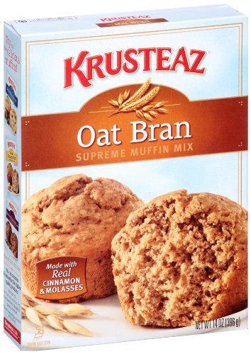 0041449300177 - KRUSTEAZ OAT BRAN SUPREME MUFFIN MIX, 14-OUNCE BOXES (PACK OF 12)