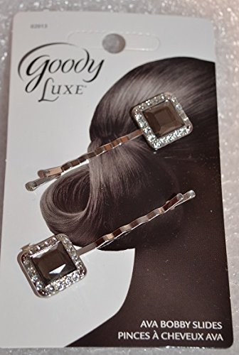 0041457020135 - GOODY LUXE JEWEL AND CRYSTAL AVA BOBBY SLIDES 2 PIECE (HAIR PIN) (CHAMPAGNA)