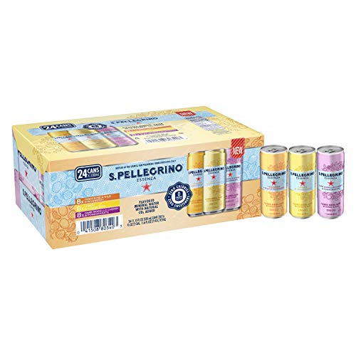 0041508803403 - S.PELLEGRINO ESSENZA FLAVORED MINERAL WATER, VARIETY PACK 11.15 FL OZ. CANS (24 PACK)