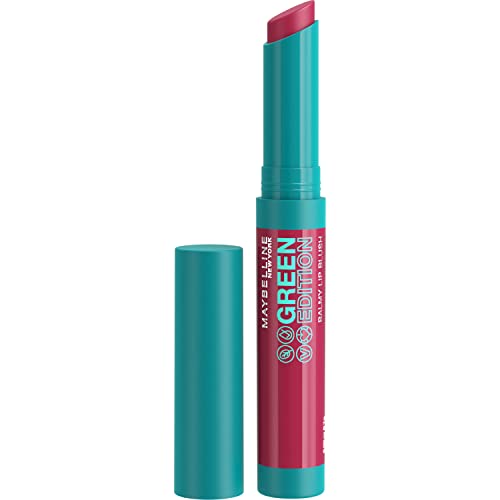 0041554071986 - MAYBELLINE GREEN EDITION BALMY LIP BLUSH, LASTING HYDRATION AND BLUSHED LOOKING LIPS IN ONE SWIPE, FORMULATED WITH MANGO OIL, MIDNIGHT, 0.06 OZ