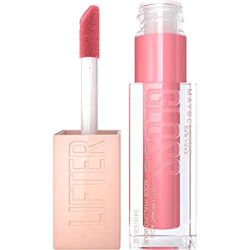 0041554085372 - MAYBELLINE NEW YORK LIFTER GLOSS HYDRATING LIP GLOSS WITH HYALURONIC ACID, GUMMY BEAR, SHEER LIGHT PINK, 1 COUNT