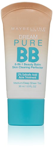 0041554349719 - MAYBELLINE NEW YORK DREAM PURE BB CREAM SKIN CLEARING PERFECTOR, MEDIUM/DEEP, 1 FLUID OUNCE (PACKAGING MAY VARY)