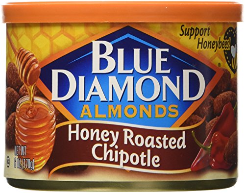 0041570109847 - BLUE DIAMOND GLUTEN FREE ALMONDS, HONEY ROASTED CHIPOTLE, 6 OUNCE