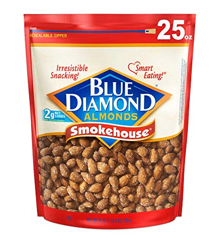 0041570130193 - BLUE DIAMOND ALMONDS SMOKEHOUSE FLAVORED SNACK NUTS, 25 OZ RESEALABLE BAG (PACK OF 1)