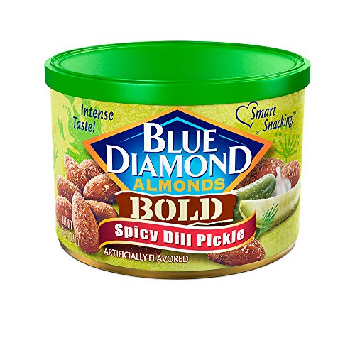 0041570143575 - BLUE DIAMOND ALMONDS, BOLD SPICY DILL PICKLE, 6 OUNCE