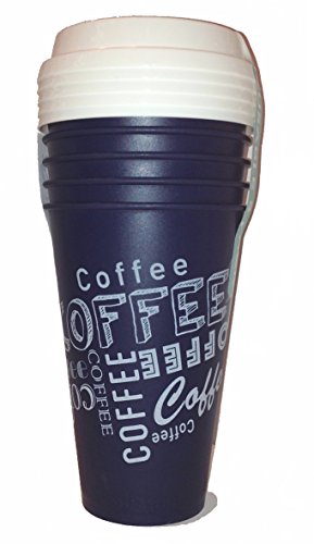 0041604298080 - ALADDIN 5 REUSABLE TO-GO CUPS (SELECT VARIATION BELOW) (NAVY-COFFEE COFFEE COFFEE)