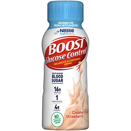 0041679158104 - BOOST GLUCOSE CONTROL NUTRITIONAL DRINK, CREAMY STRAWBERRY, 8 FLUID OUNCE (PACK OF 24)