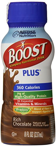 0041679821893 - BOOST PLUS COMPLETE NUTRITIONAL DRINK, RICH CHOCOLATE, 8 FLUID OUNCE (PACK OF 24)