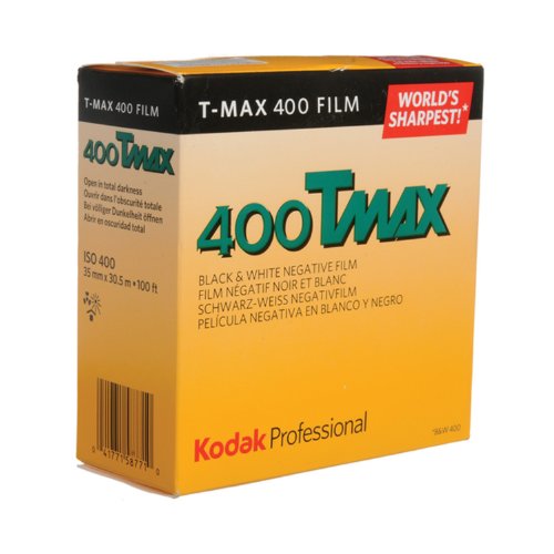 0041771587710 - KODAK 158 7716 400 TMAX PROFESSIONAL ISO 400, 35MM, 100-FEET ROLL AND WHITE FILM