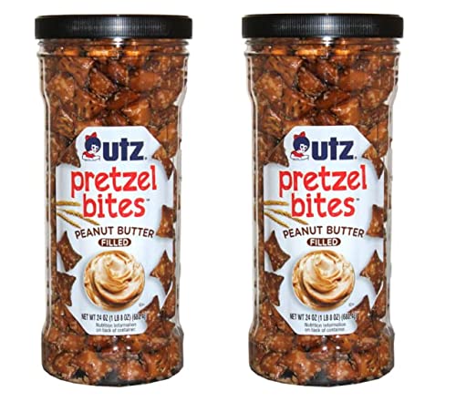 0041780750013 - UTZ PEANUT BUTTER FILLED 24OZ CANISTER, 2 COUNT