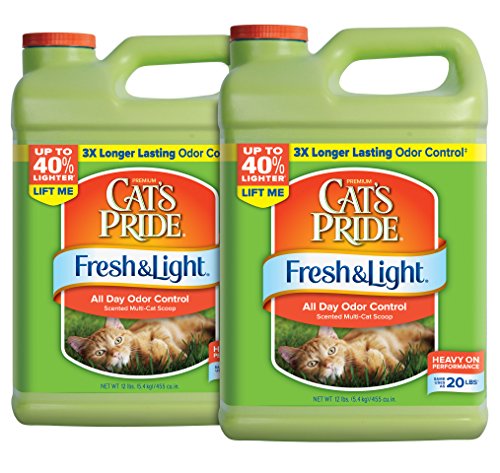 0041788471125 - CAT'S PRIDE FRESH AND LIGHT ALL DAY ODOR CONTROL SCENTED MULTI-CAT SCOOP LITTER, 2-PACK