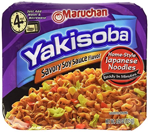 0041789007088 - MARUCHAN YAKISOBA WITH SAVORY SOY SAUCE PACKAGES