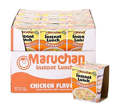 0041789501210 - MARUCHAN INSTANT LUNCH CHICKEN FLAVORED NOODLE BOWLS 24 PACK