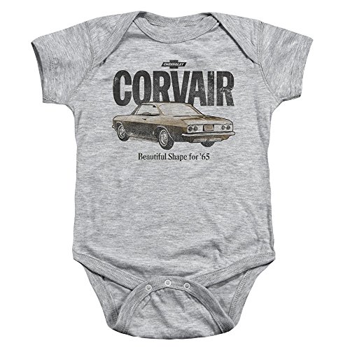0041979344672 - RETRO CORVAIR -- CHEVROLET -- INFANT ONE-PIECE SNAPSUIT, 18 MONTHS