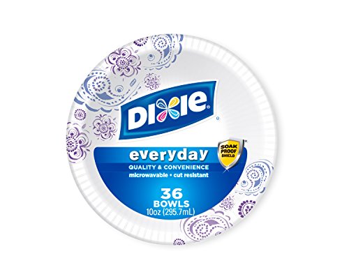 0042000151344 - DIXIE HEAVY DUTY PAPER BOWLS, 36 COUNT, 10 OUNCE (PACK OF 4)