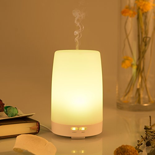 4205381945339 - TAOTRONICS ESSENTIAL OIL DIFFUSER ULTRASONIC HUMIDIFIER PORTABLE AROMATHERAPY DIFFUSER, AROMA DIFFUSER WITH COOL MIST AND COLOR CHANGING LED LIGHTS, SILENT BUTTONS, 100ML