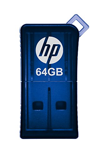 0042132700144 - HP V165W 64GB USB 2.0 FLASH DRIVE - BLUE - P-FD64GHP165-GE