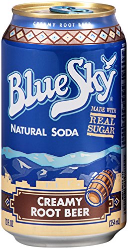 0042175000317 - BLUE SKY NATURAL SODA (CREAMY ROOT BEER, 12-OUNCE CANS, PACK OF 24)
