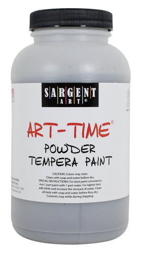 0042229271854 - SARGENT ART 22-7185 1-POUND ART TIME POWDER TEMPERA, BLACK