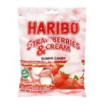 0042238490062 - GUMMI CANDY STRAWBERRIES AND CREAM BAGS