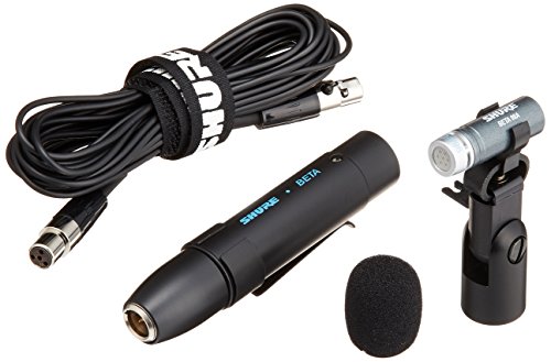 0042406187152 - SHURE BETA 98A/C MINIATURE CARDIOID CONDENSER INSTRUMENT MICROPHONE (INCLUDES RPM626 IN-LINE PREAMPLIFIER, RK282 SHOCK MOUNT SWIVEL ADAPTER AND 15' TRIPLE FLEX CABLE)
